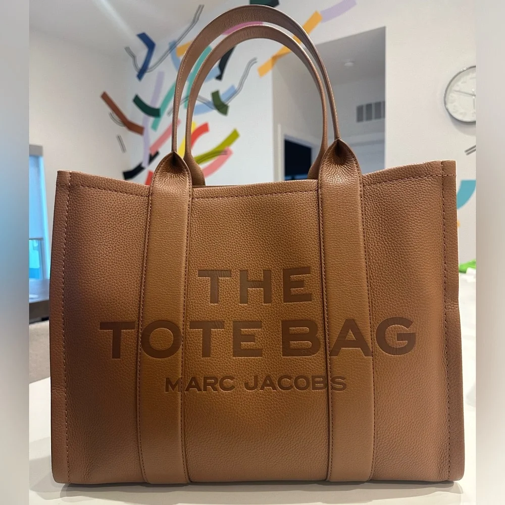 Marc Jacobs The Tote Bag Brown Leather Tote - Picture 2 of 10